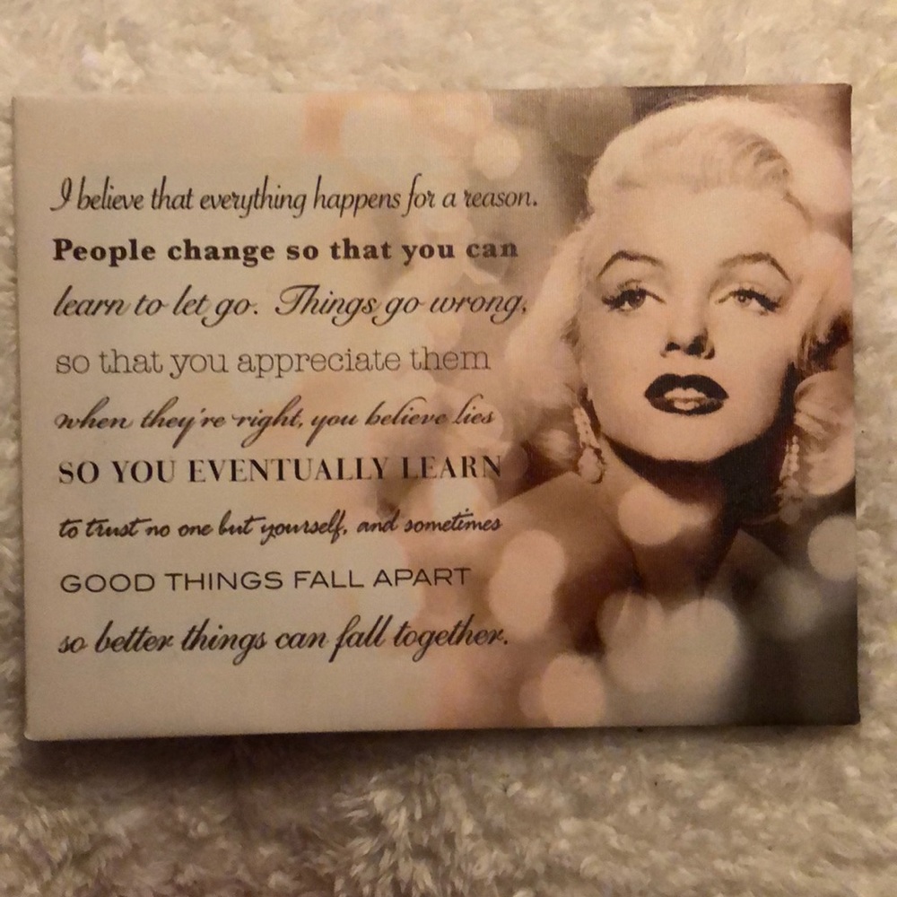 Marilyn Monroe picture quote